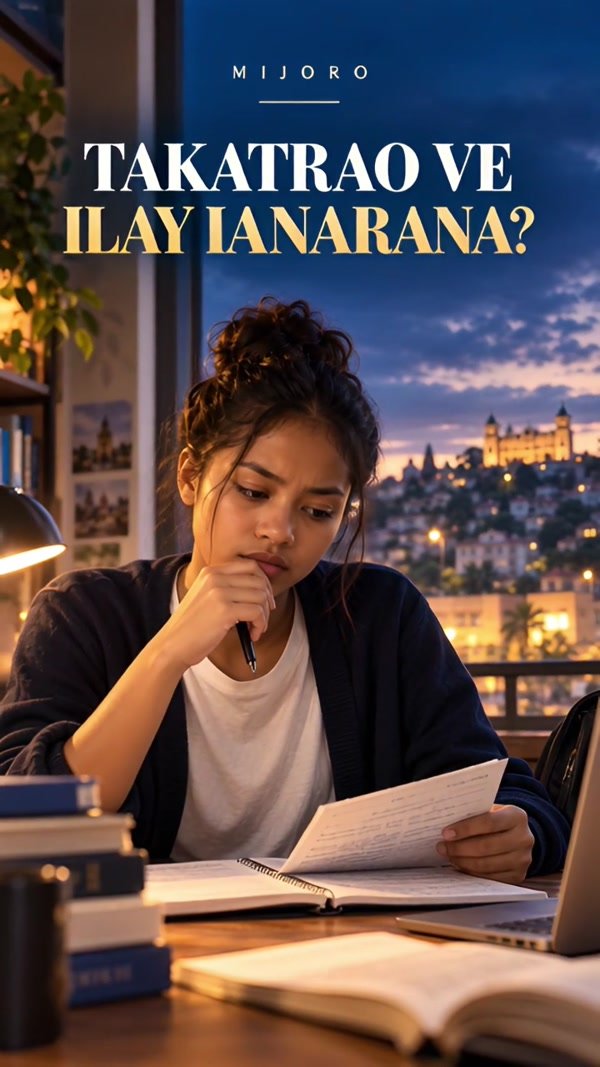 Takatrao ve ilay ianarana?
